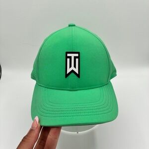 Tiger Woods Collection‎ Golf Hat TW Logo OSFM Performance Green DriFit Legacy 91
